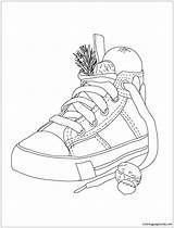 Christmas Pages Coloring Shoe Color Online sketch template