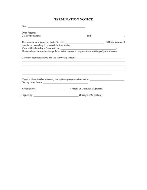 termination letter download free documents for pdf word