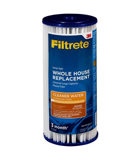filtrete  house water filtration system drop  refill wh hdpl  large diameter