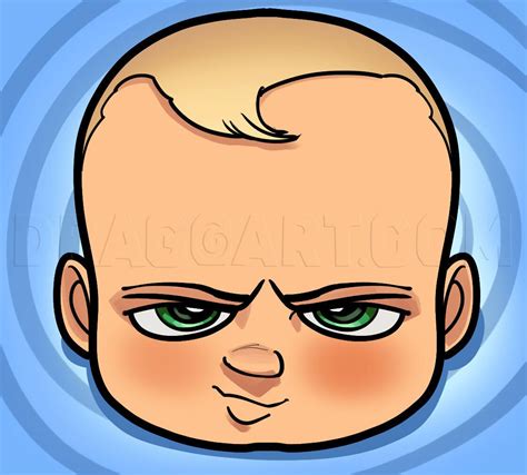 draw boss baby easy head shapes face shapes boss baby guided