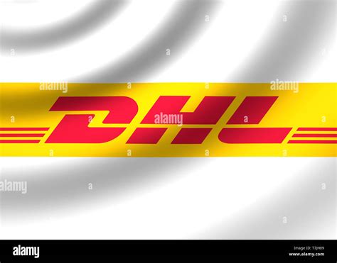 dhl logo high resolution stock photography  images alamy