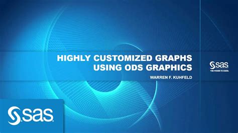 highly customized graphs  ods graphics youtube
