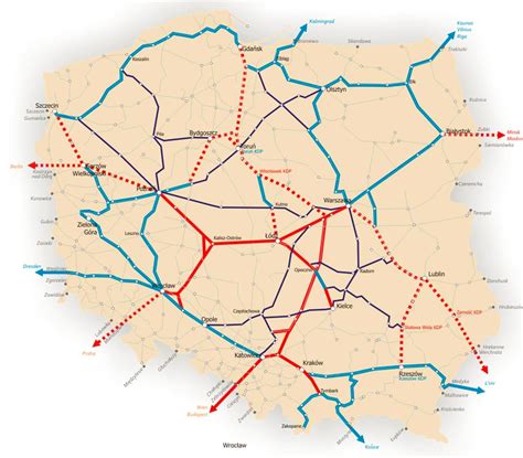 polens eisenbahnnetz statt bau neuer hochgeschwindigkeitsstrecken