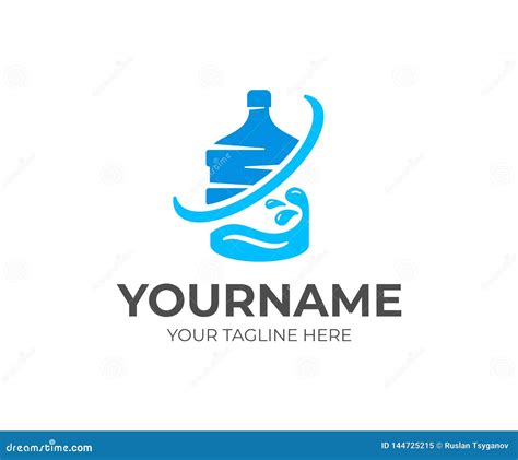 water store  plastic bottle  water  waves logo design drink beverage liquid