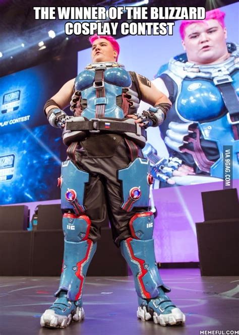 Totaly Fiting Body Type Zarya From Overwatch 9gag