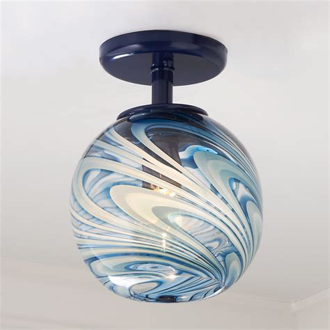 Stormy Skies Glass Globe Ceiling Light Shades Of Light