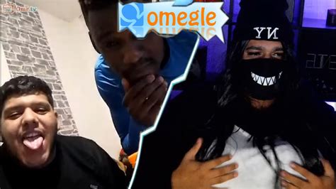 😱omegle fake girl prank on ometv chatroulette youtube