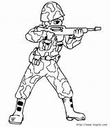 Soldat Fusil Camouflage Combinaison Militaire Gratuit sketch template