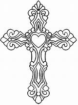 Cross Coloring Pages Religious Printable Print Color Getcolorings sketch template