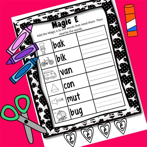 printable valentines day magic  worksheets home schooling blogs