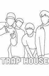 Coloring Colby Traphouse Youtuber Samandcolby Quarentine sketch template