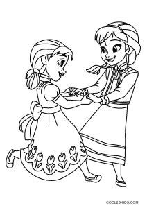 printable frozen coloring pages  kids