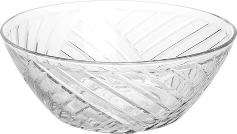 Large Multipurpose Crystal Clear Glass Serving Bowl 9
