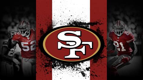 san francisco ers logo  background  red  white  players  side hd ers