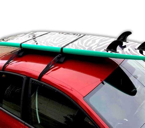 universal car soft roof rack luggage carrier surfboard paddle board