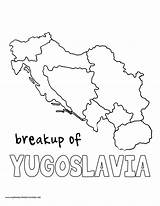 Yugoslavia sketch template