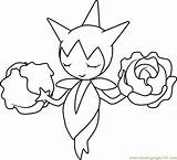 Roselia Venomoth Coloringpages101 Pokémon sketch template