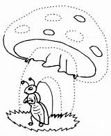 Connect Mushroom sketch template