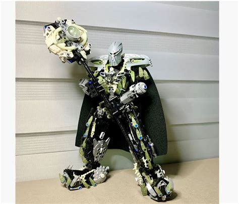 lego moc bionicle melding mata nui  davidkang rebrickable build