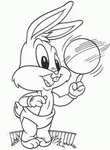 Bunny Bugs Coloring Pages Baby Printable Looney Tunes Kids Print Colouring Cartoon Para Colorear Bunnies sketch template
