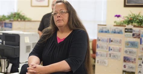 what is your reaction to the kentucky county clerk who refuses to issue