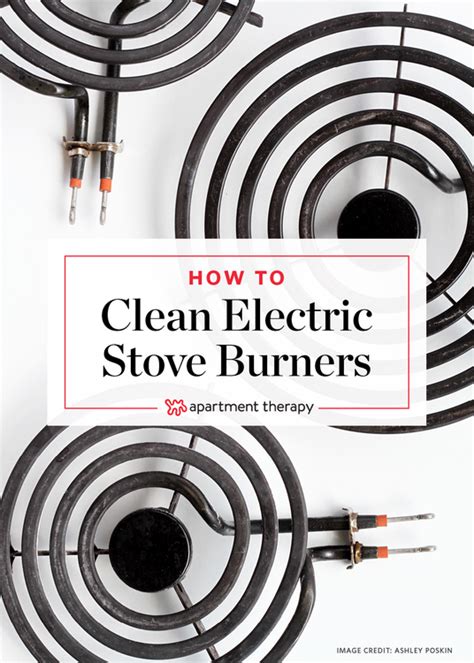 clean electric stove burners casitas