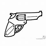 Colorare Pistola Revolver Disegno Disegnidacolorareonline sketch template