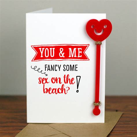 Valentines Day Sex On The Beach Cocktail Card By A Few Home Truths