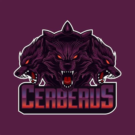 premium vector mascot logo cerberus head