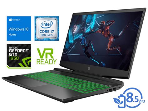 hp pavilion  gaming notebook  fhd display intel core   upto ghz gb ram