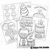 Coloring Goodie Etsy Bags Personalized Printable Book Sold sketch template