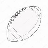 Rugby Ball Drawing Silhouette Vector Getdrawings sketch template
