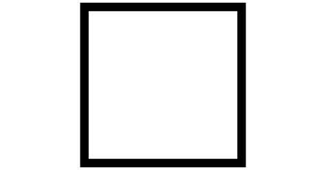 black rectangle outline png