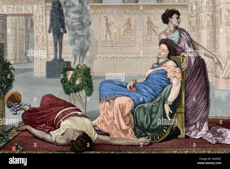 Cleopatra Vii Philopator 69 30 V Chr Königin Von Ägypten Tod Der