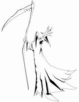 Reaper Grim Spaventosi Mostri Morte Spaventosa sketch template