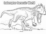 Indoraptor Jurassic Dinosaur Indominus sketch template