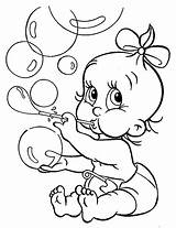 Coloring Bubbles Pages Bubble Blowing Babies Getcolorings Printable Getdrawings sketch template