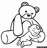 Coloring Baby Pages Teddy Bear Book First Boy Babies Kids Thecolor Clipart Sleeping Colour Library Bears Popular Comments Printable sketch template