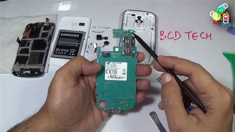 samsung galaxy  duos   tear  parts view  assembly youtube