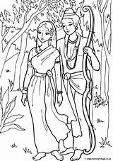 Coloring Pages Princess Indian India Getdrawings sketch template