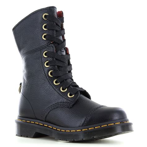 dr martens aimilita womens leather  eyelet boots black