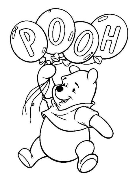 pooh bear coloring pages  printable pooh bear coloring pages