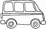 Daycare Transportation Camionnette Vans Clipartmag Coloriages sketch template