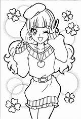 Coloring Pages Glitter Precure Force Fun Princess Cute Smile Fresh Sailor Moon Chibi Getdrawings Kirara Go Princesses Girls Getcolorings Drawings sketch template