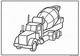 Coloring Truck Pages Driver Getdrawings Getcolorings sketch template