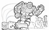 Rescue Bots Coloring Transformers Pages Printable Boulder Sheet Color Print Getcolorings Getdrawings sketch template