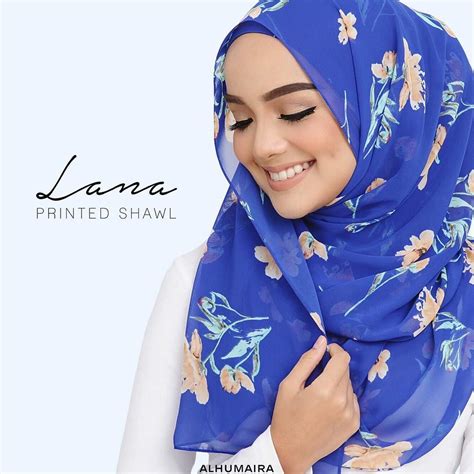 nak cari printed shawl kenalah cari corak yang nampak eksklusif jadi