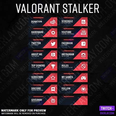 valorant twitch panels stalker edition twitch overlaycom