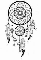 Dreamcatcher Drawing Dream Catcher Pencil Clipartmag Coloring sketch template