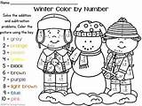 Number Winter Color Addition Subtraction Within Seasons Bundle Four Preview Teacherspayteachers sketch template